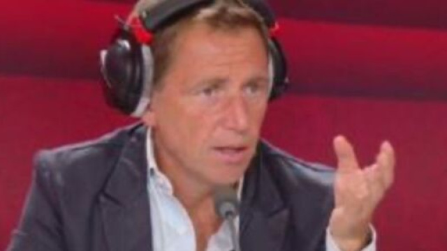 Daniel Riolo a p&eacute;t&eacute; un plomb en direct sur RMC. (capture RMC)