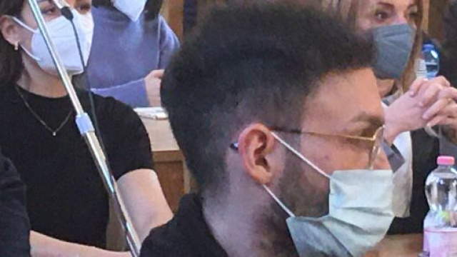 Benno Neumair, imputato per aver ucciso i genitori oggi, 12 aprile, non era presente in aula.