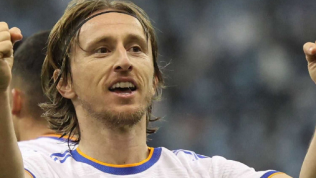 Modrić, centrocampista del Real Madrid.