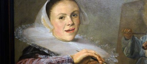 Judith Leyster self-portrait (detail) (Image source: Steven Zucker/Flickr)