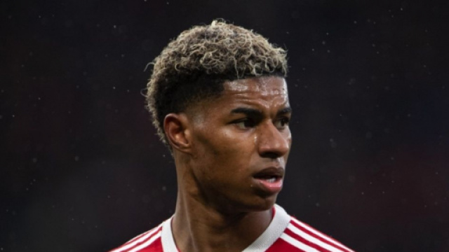 In foto Marcus Rashford, giocatore del Manchester United.