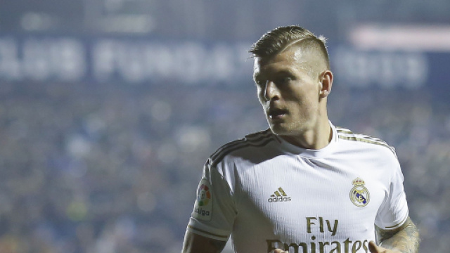 In foto Kroos, centrocampista del Real Madrid.