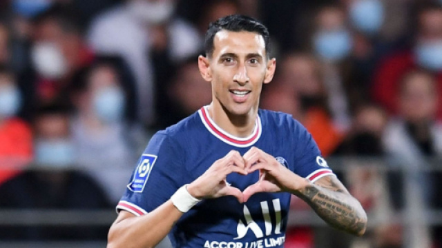 In foto Di Maria, attaccante del Psg.