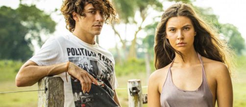 Jove e Juma em 'Pantanal'. (Reprodu&ccedil;&atilde;o/TV Globo)