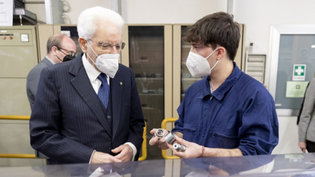 Il presidente della Repubblica alla scuola Bearzi.