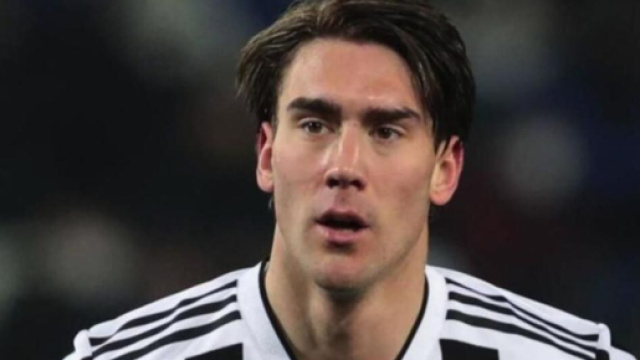 Dusan Vlahovic, giocatore della Juventus.