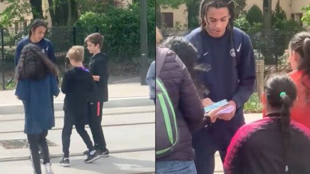 Ethan Mbapp&eacute; d&eacute;j&agrave; bien reconnu malgr&eacute; la diff&eacute;rence de statut avec son fr&egrave;re. (cr&eacute;dit Twitter)