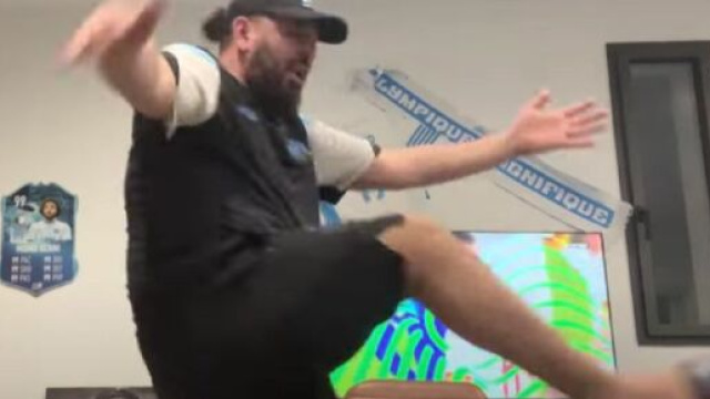 Feyenoord-OM : Cassage de voiture et pari 'C4', Mohamed Henni d&eacute;zingue Caleta-Car (capture YouTube)