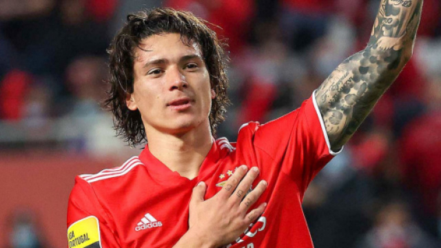 Darwin Nunez del Benfica nel mirino dell'Inter.
