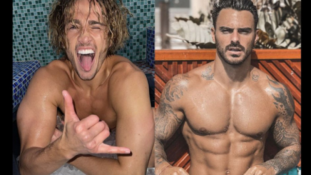 Benji et Dylan en plein pr&eacute;paratifs du combat de boxe