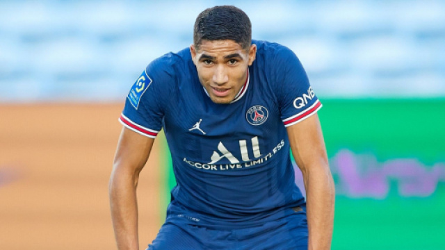 In foto Hakimi, terzino del Psg.