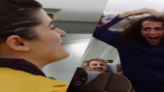 Les joueurs de l'OM n'oublieront pas de sit&ocirc;t cette h&ocirc;tesse (Capture Twitter)