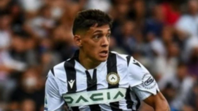 Nahuel Molina, terzino dell'Udinese.
