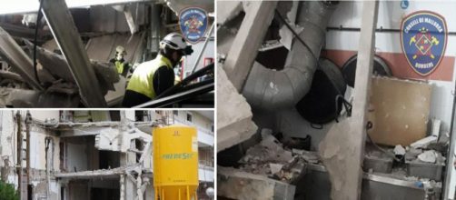 Los bomberos de Mallorca han rescatado a 2 trabajadores que fueron sepultados tras el derrumbe de un hotel (Bomberos de Mallorca)