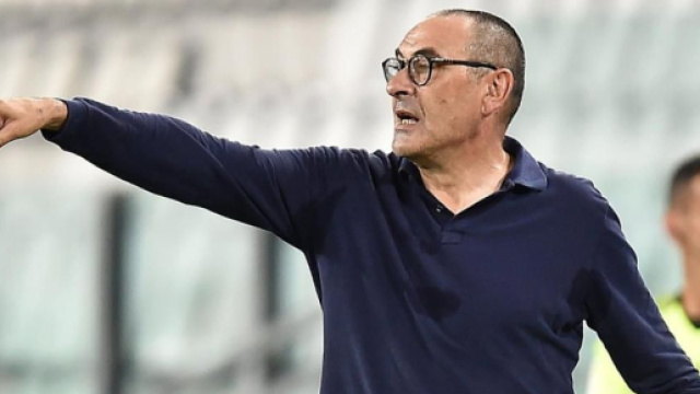 Maurizio Sarri, ex tecnico della Juventus.