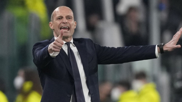 Allegri, tecnico della Juventus.