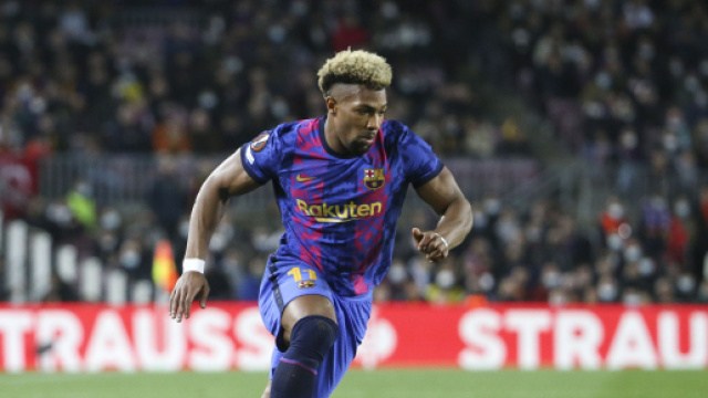 Adama Traore, giocatore del Wolverhampton, in prestito al Barcellona.