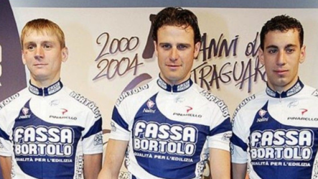 Vincenzo Nibali al debutto nel ciclismo professionistico nel 2005.