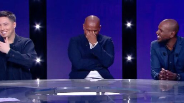 Samir Nasri en grande forme au moment de raconter une anecdote sur son passage &agrave; l'OM. (cr&eacute;dit capture Canal+)