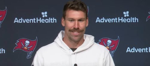 Brate recently agreed to restructure his deal with Bucs (Image source: Tampa Bay Buccaneers/YouTube)