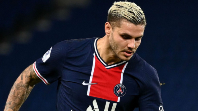 Icardi, attaccante del Paris Saint Germain.
