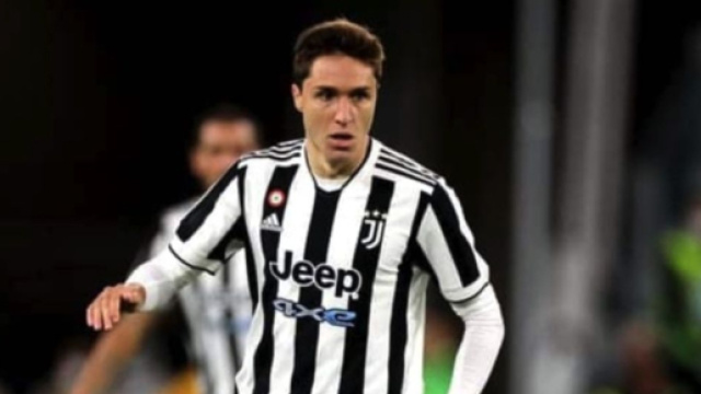 Federico Chiesa, centrocampista della Juventus.