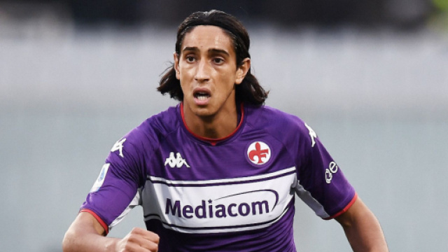 Inter su Maleh della Fiorentina.