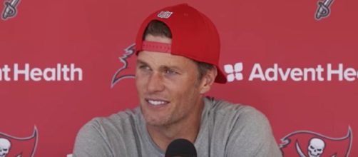 Brady led the Bucs to a Super Bowl win (Image source: Tampa Bay Buccaneers/YouTube)