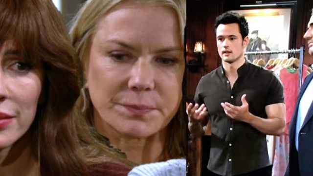 Beautiful, spoiler Usa: Eric ferma uno scontro tra Brooke e Taylor, Ridge copre Thomas.