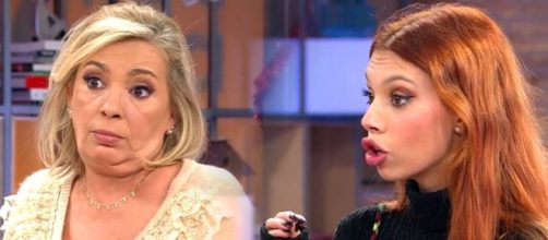 Alejandra Rubio ha afirmado que Carmen Borrego estuvo 'enfadada' durante la boda de su hijo (Captura de pantalla de Telecinco)