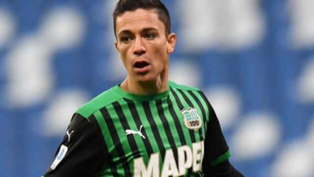 In foto Giacomo Raspadori, attaccante del Sassuolo.