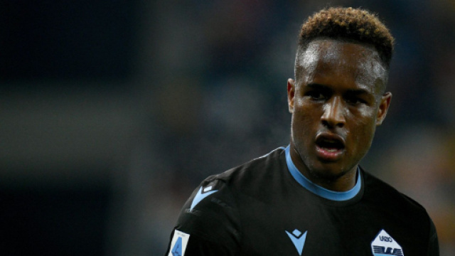 Jovane Cabral con la maglia della Lazio nel match di esordio contro l'Udinese.