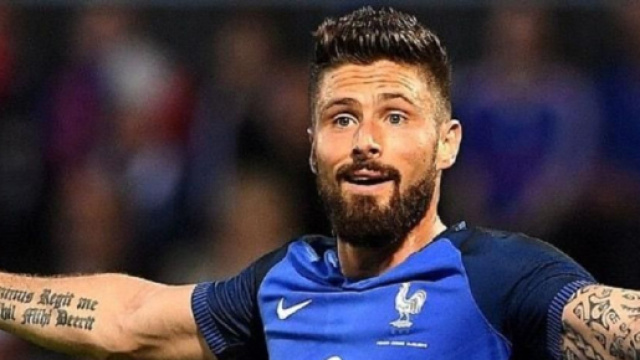 Oliver Giroud, giocatore francese.