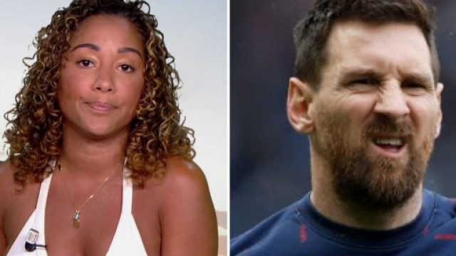 Virginie Sainsily se moque de Lionel Messi et fait le buzz (capture YouTube)