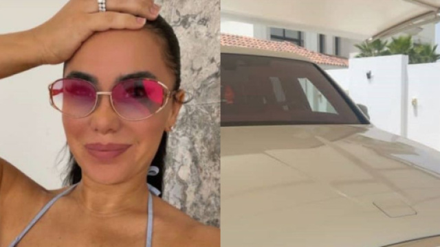 Milla Jasmine re&ccedil;oit la voiture une voiture &agrave; plus de 300 000 euros | @millajasmineoff - Instagram