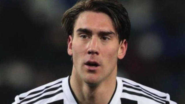 Dusan Vlahovic, giocatore della Juventus.