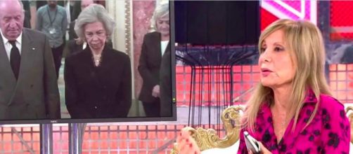 Pilar Eyre ha comparado la historia de la reina Sofia con la de la infanta Elena (Captura de pantalla de Antena 3)