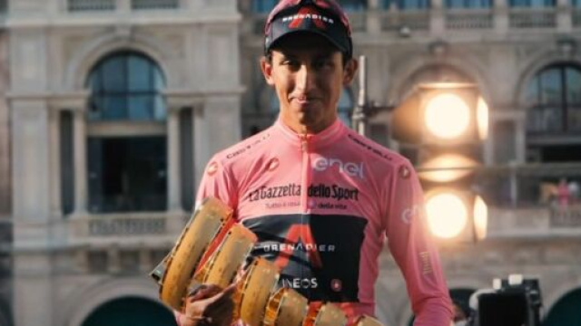 Egan Bernal, vincitore dello scorso Giro d'Italia.