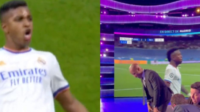 Samir Nasri d&eacute;&ccedil;u par l'&eacute;limination de Manchester City contre le Real Madrid (cr&eacute;dit Instagram C+)