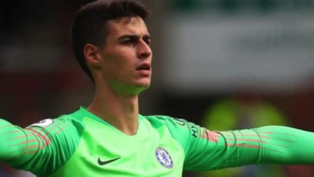 Kepa, portiere spagnolo del Chelsea.