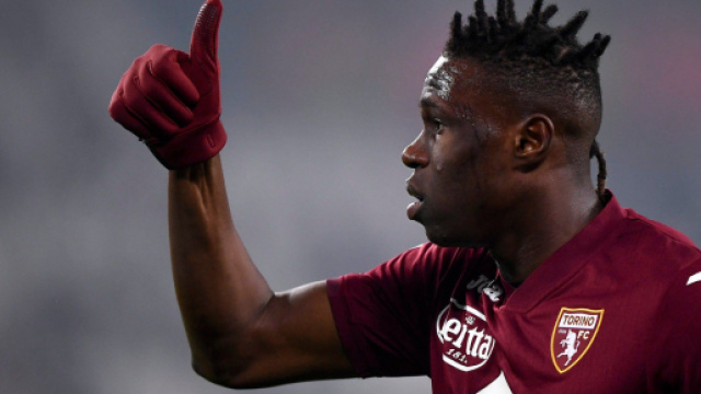 In foto Singo, giocatore del Torino.