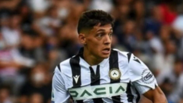 Nahuel Molina, giocatore dell'Udinese.