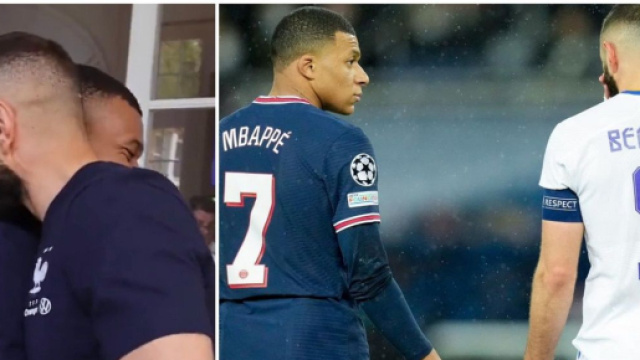 Les coulisses de l'arriv&eacute;e de Benzema en Bleu, sa discussion avec Mbapp&eacute;, L'Equipe balance (captures YouTube)