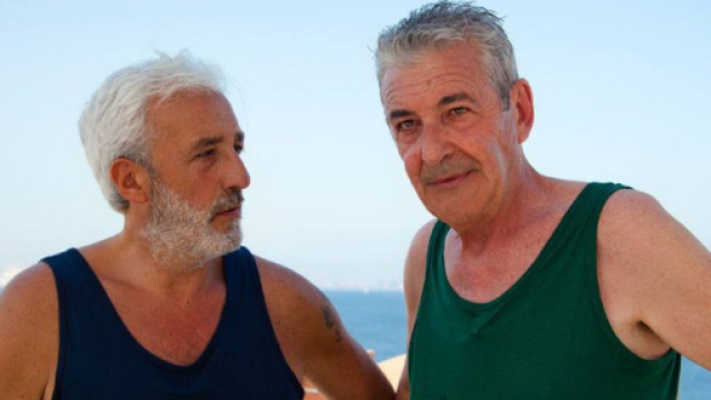 Un posto al sole Raffaele Giordano (Patrizio Rispo) e Renato Poggi (Marzio Honorato).