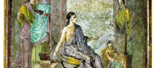 'Painter at Work' (Image source: Museo Archeologico Nazionale, Naples)