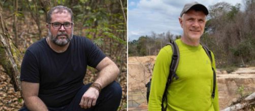 Bolsonaro mente sobre busca de Bruno Pereira (esquerda) e Dom Phillips (Foto: Arquivo Blastingnews)