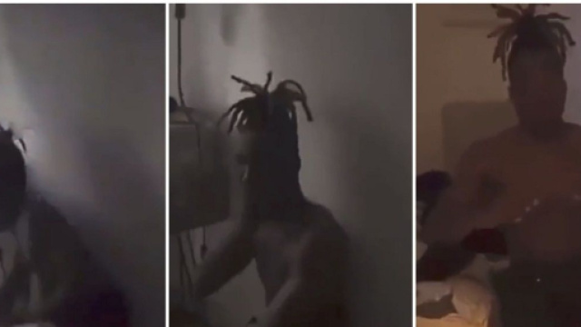 Yann Karamoh pris en flagrant d&eacute;lit d'adult&egrave;re, il pleure et la vid&eacute;o devient virale (captures YouTube)