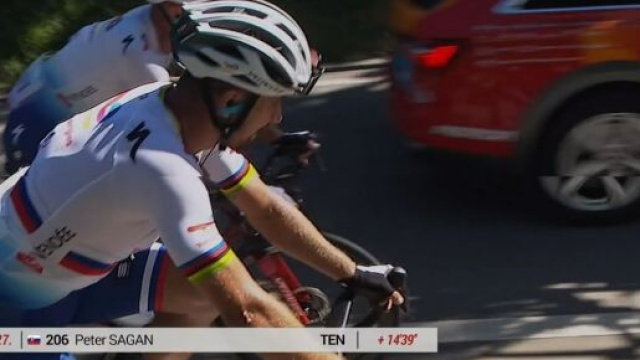 Peter Sagan staccato al Giro di Svizzera