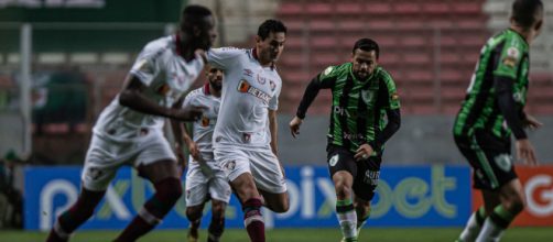 Flu n&atilde;o conseguiu furar a defesa do Am&eacute;rica-MG (Marcelo Gon&ccedil;alves/Fluminense)