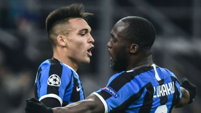 Lautaro Martinez e Romelu Lukaku.